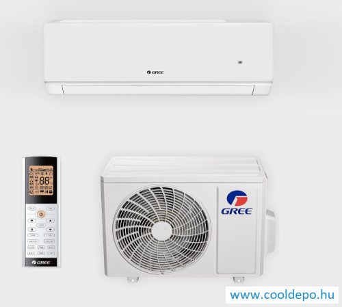 Gree Cosmo Eco inverter 3,2 kW klíma szett GWH12AWBXB-K6DNA2Fs INVERTER KLÍMA SZETT