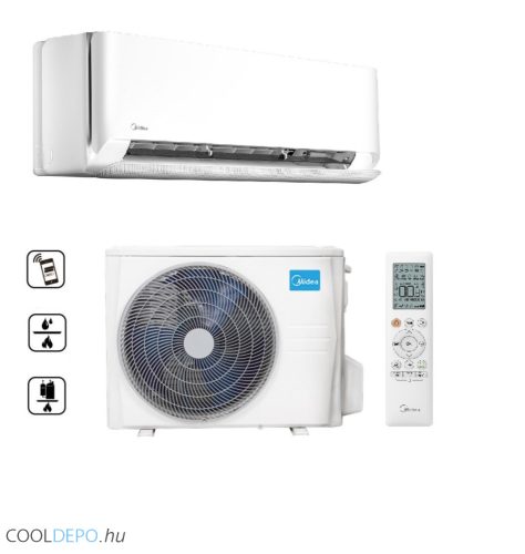 Midea Breezeless E MCB-12-SP oldalfali split R32 (3,5 kW) (CB1-12HFNX)